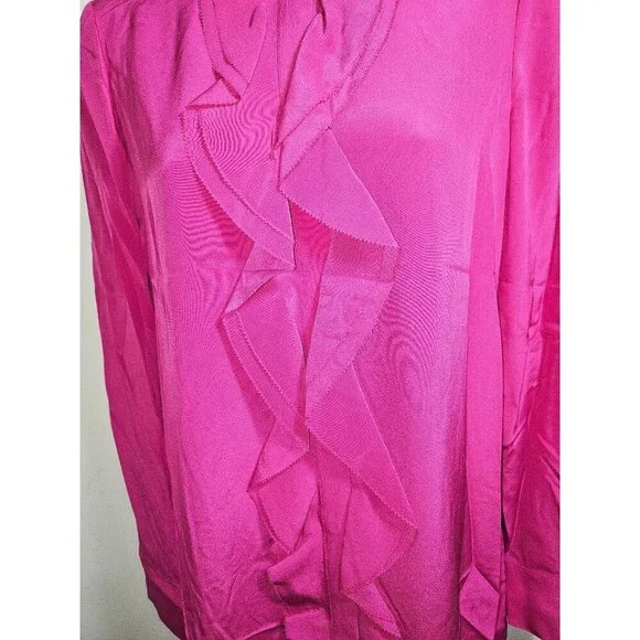 NWT Tory Burch Jane Fuschia Hibiscus Dress Size 2 XS Small - Picture 4 of 7